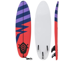 vidaXL Surfbrett 170cm Streifen Stand Up Board Funboard Surfboard Wellenreiter