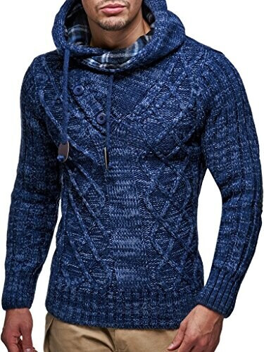 Leif Nelson Pullover (10346BL) blue