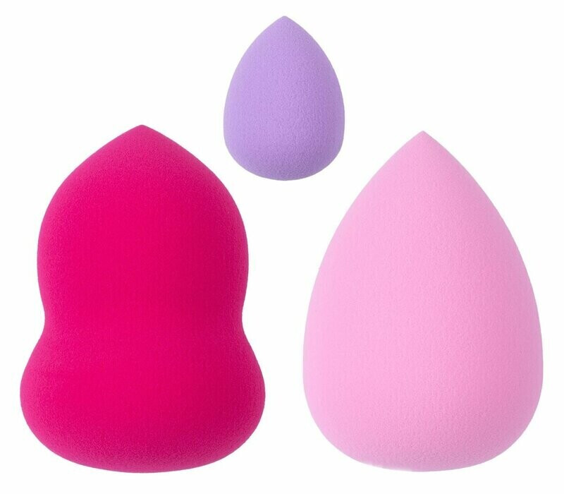 brushworks HD Complexion & Contouring Sponge Set (3pcs.)