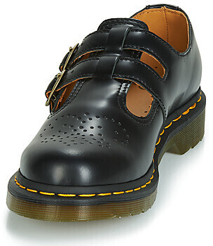 8065 Smooth Leather Mary Jane Shoes in Black