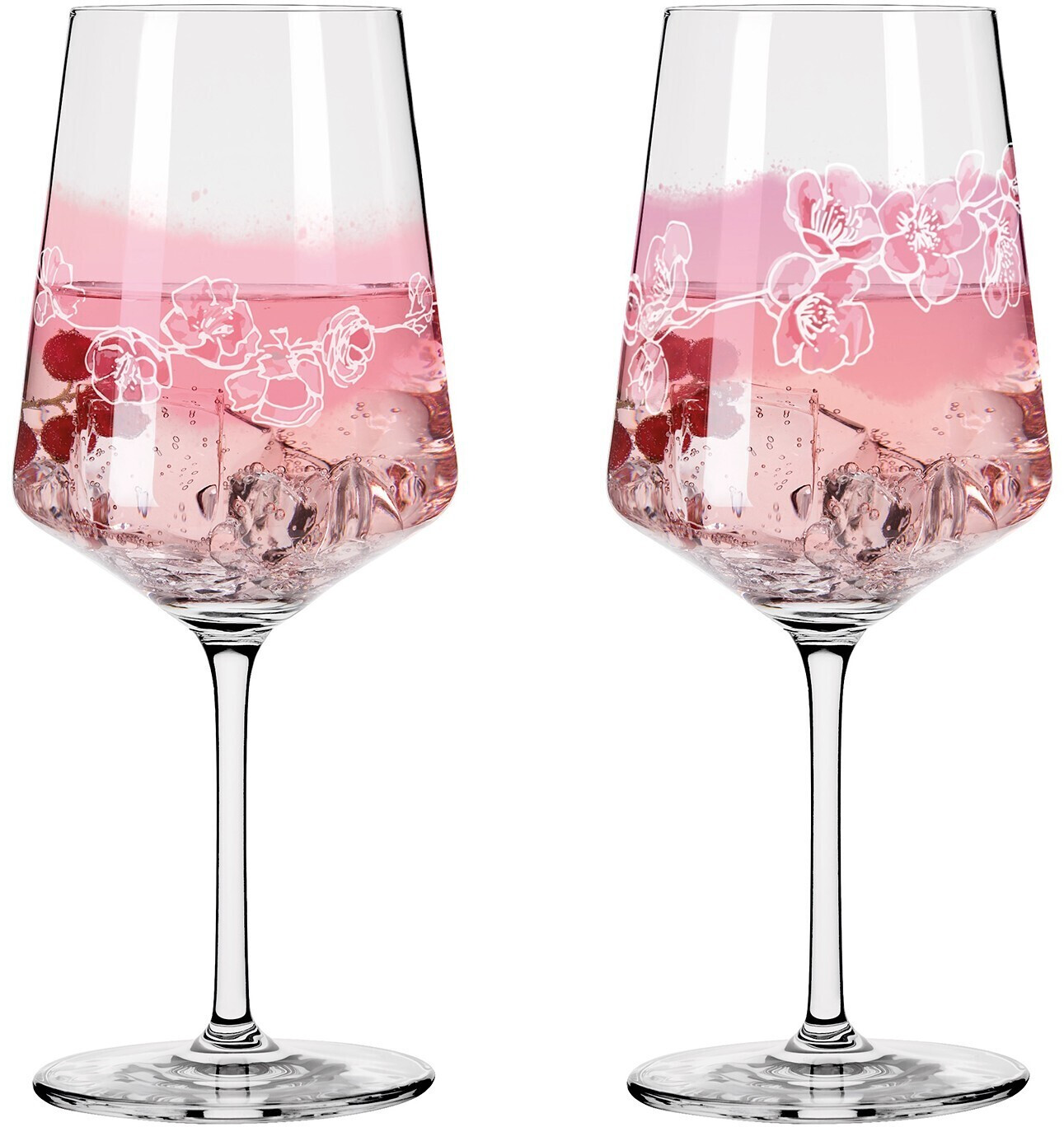 Ritzenhoff Aperol glass Sommersonett Sprizz set of 2 001, aperitif glass, Romi Bohnenberg, crystal glass, 544 ml, 3461001