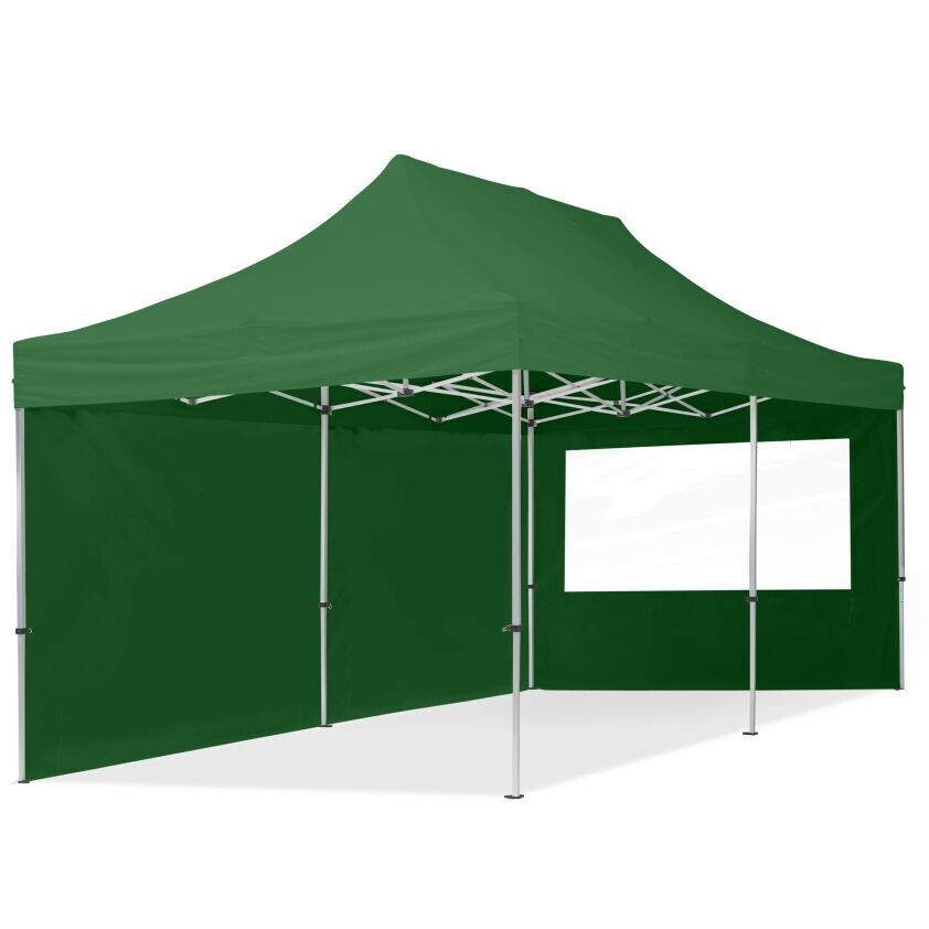 Toolport Economy 600 x 300 cm with 2 Side Walls Green (59026)