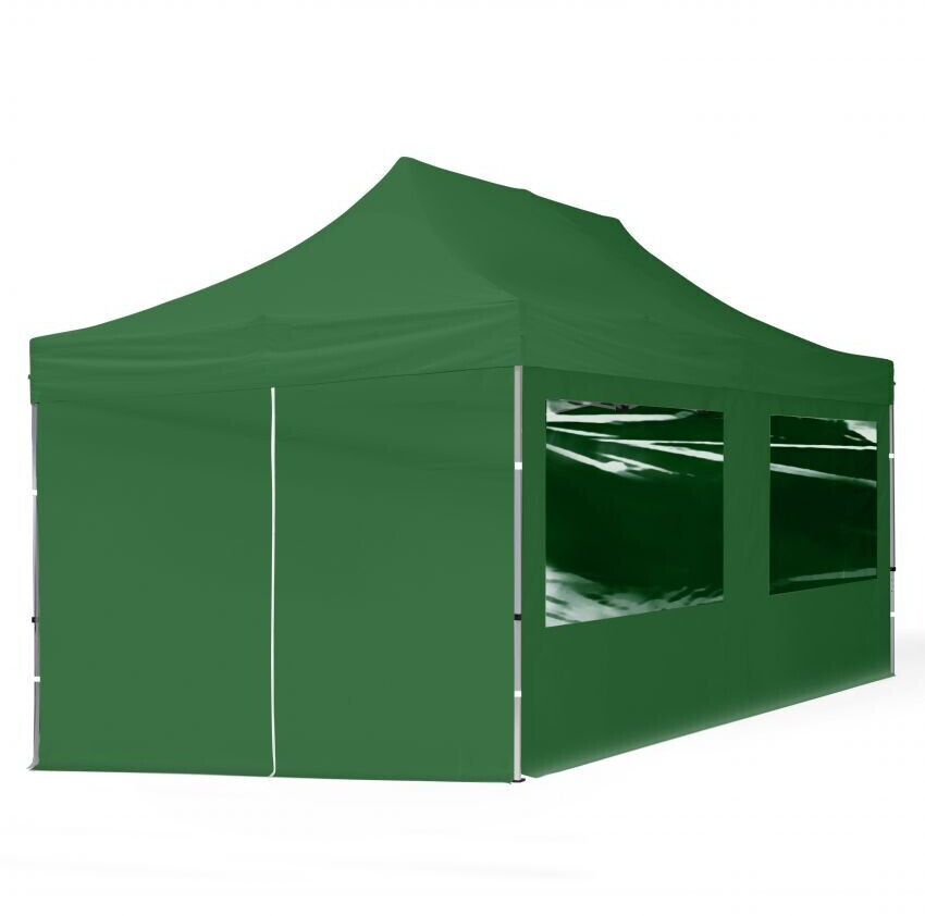 Toolport Economy 600 x 300 cm with 4 Side Walls Green (59027)
