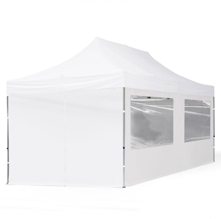Toolport Economy 600 x 300 cm with 4 Side Walls White (59034)