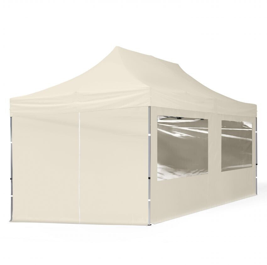 Toolport Economy 600 x 300 cm with 4 Side Walls Cream (59023)