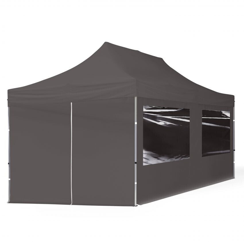 Toolport Economy 600 x 300 cm with 4 Side Walls Dark Grey (59025)