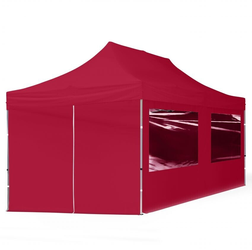 Toolport Economy 600 x 300 cm with 4 Side Walls Red (59151)