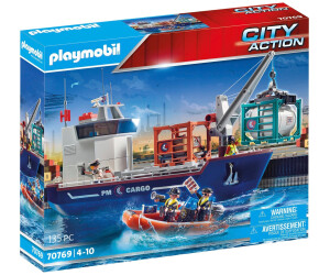 Playmobil City Action Bateau de sauvetage et pompiers 70147 +