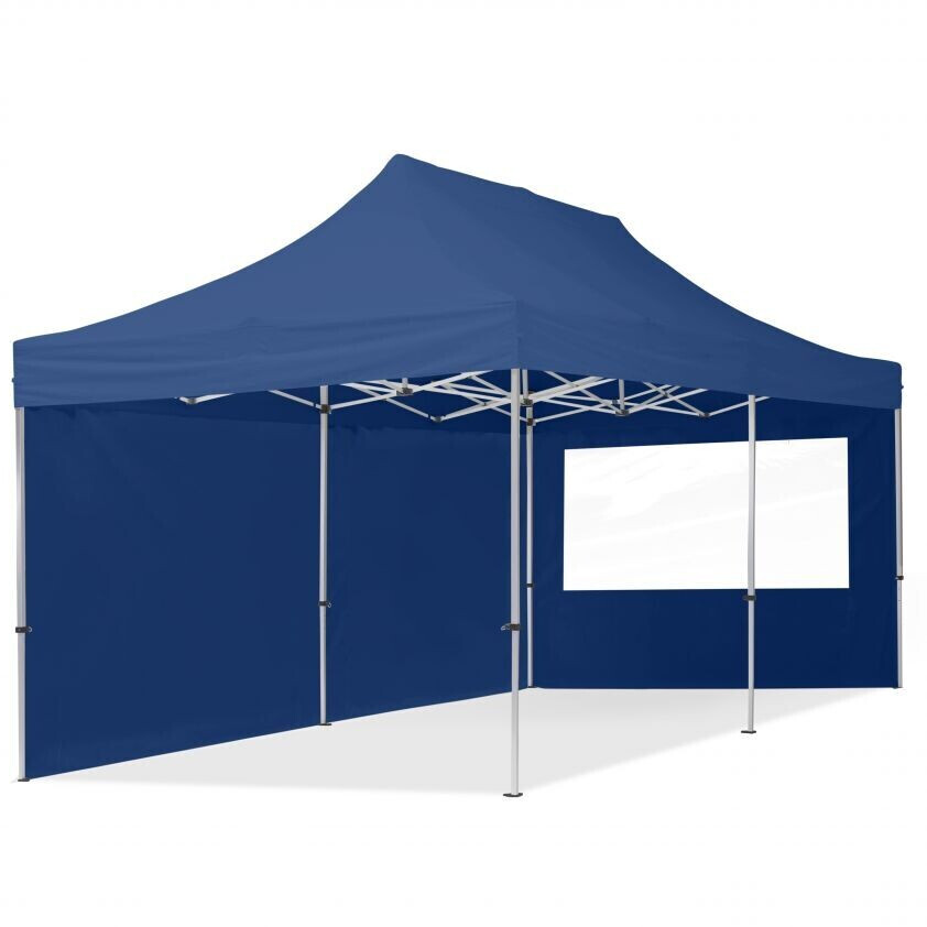 Toolport Economy 600 x 300 cm with 2 Side Walls Blue (59019)