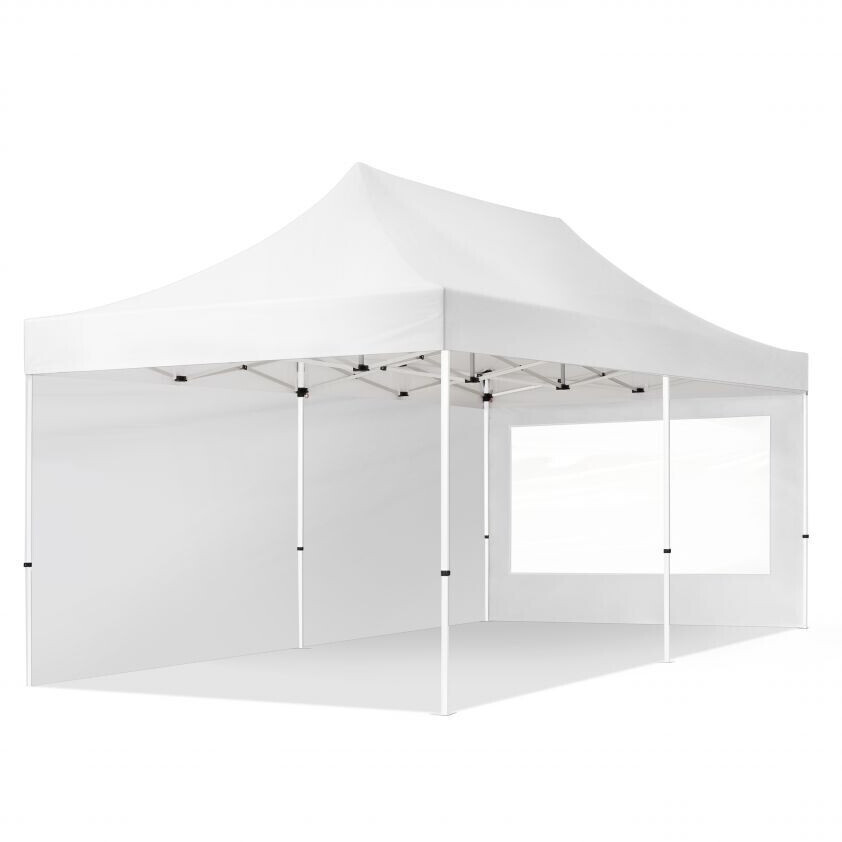 Toolport Economy 600 x 300 cm with Side Wall White (59055)