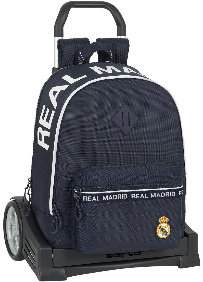 Safta Real Madrid School Backpack Evolution Trolley