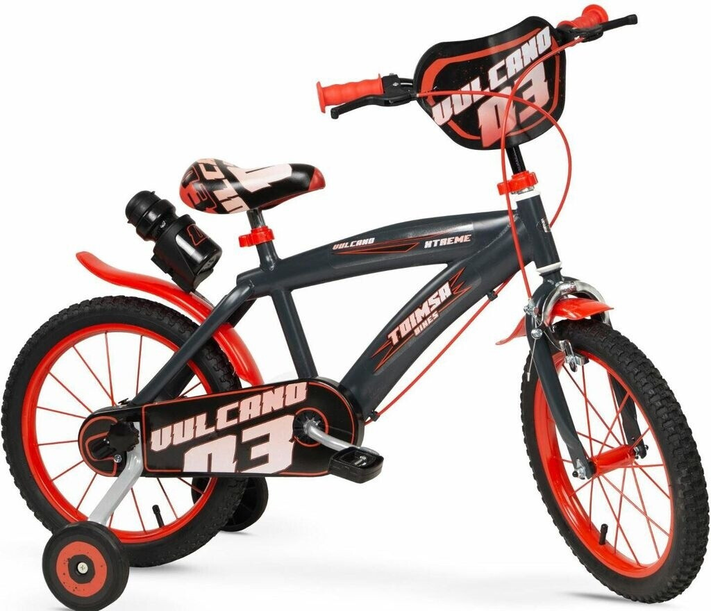 Vélo Licorne 16 Pouces TOIMSA Pour Enfants 5-8 Ans - Unisexe, Cadre Coloré, Roues 16