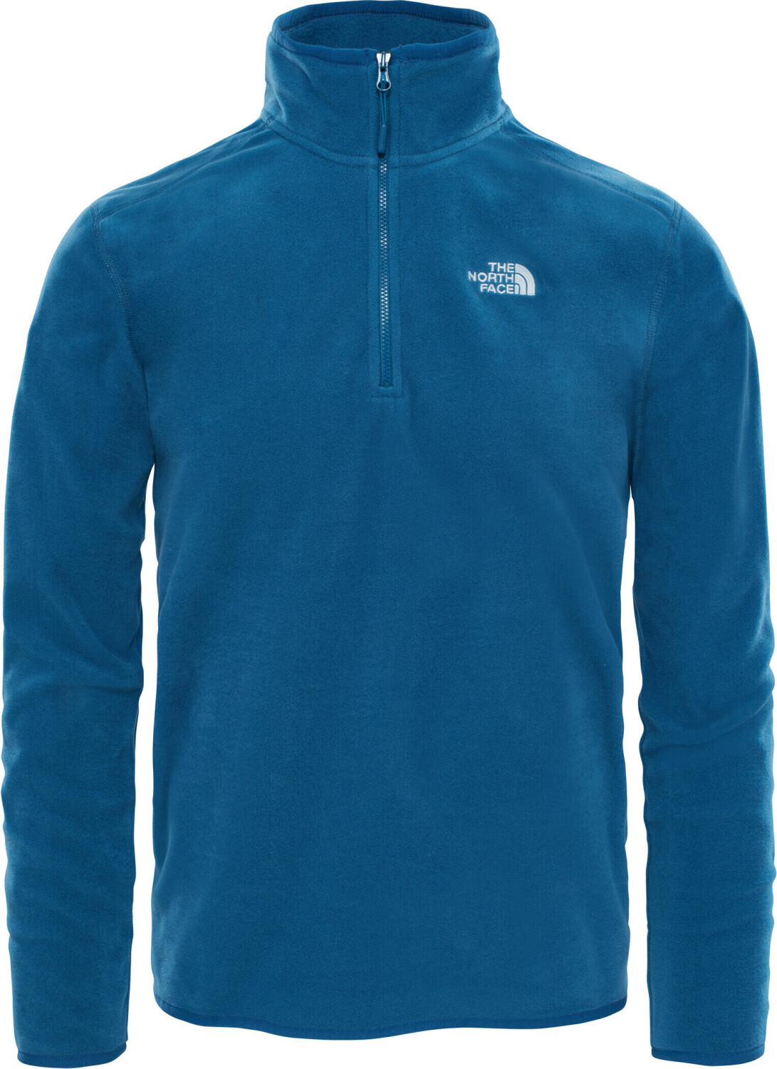 The North Face Men's 100 Glacier 1/4 Zip Pullover Fleece monterey blue