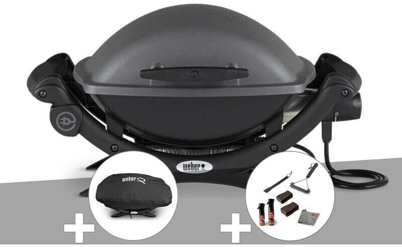 Weber Q 1400 + Housse de protection + Kit de nettoyage