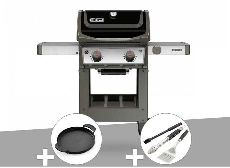 Weber Spirit II E 210 GBS + Plancha + Kit ustensiles