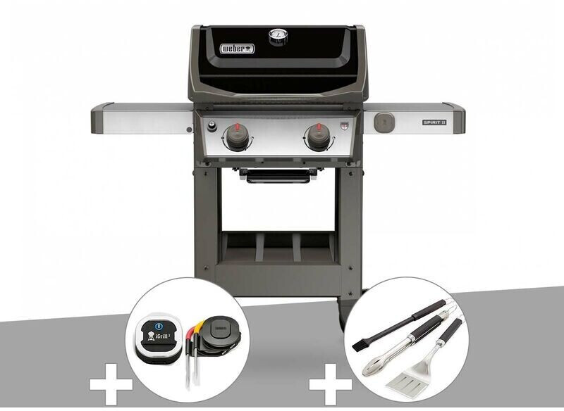 Weber Spirit II E 210 GBS + Thermomètre IGrill 3 + Kit ustensiles