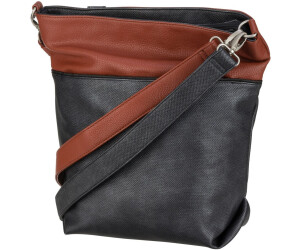 Zwei Jana J12 - Schultertasche 33 cm (papaya) in cognac