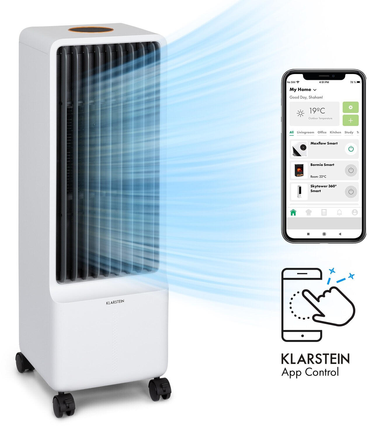 Klarstein Maxflow Smart 3-in-1 White