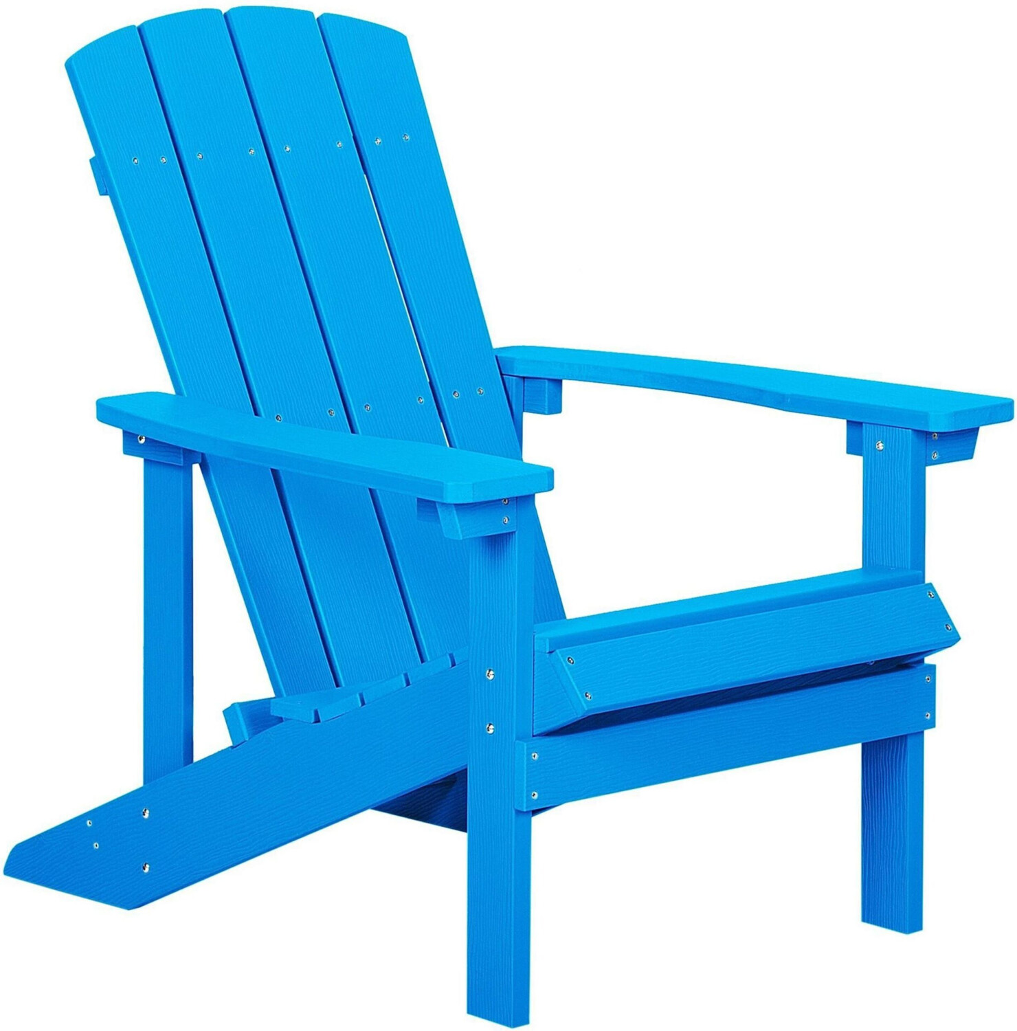 Beliani ADIRONDACK garden chair synthetic wood blue
