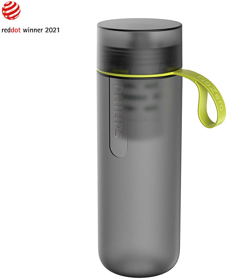 Philips GoZero Adventure Water Filter Bottle Light Grey