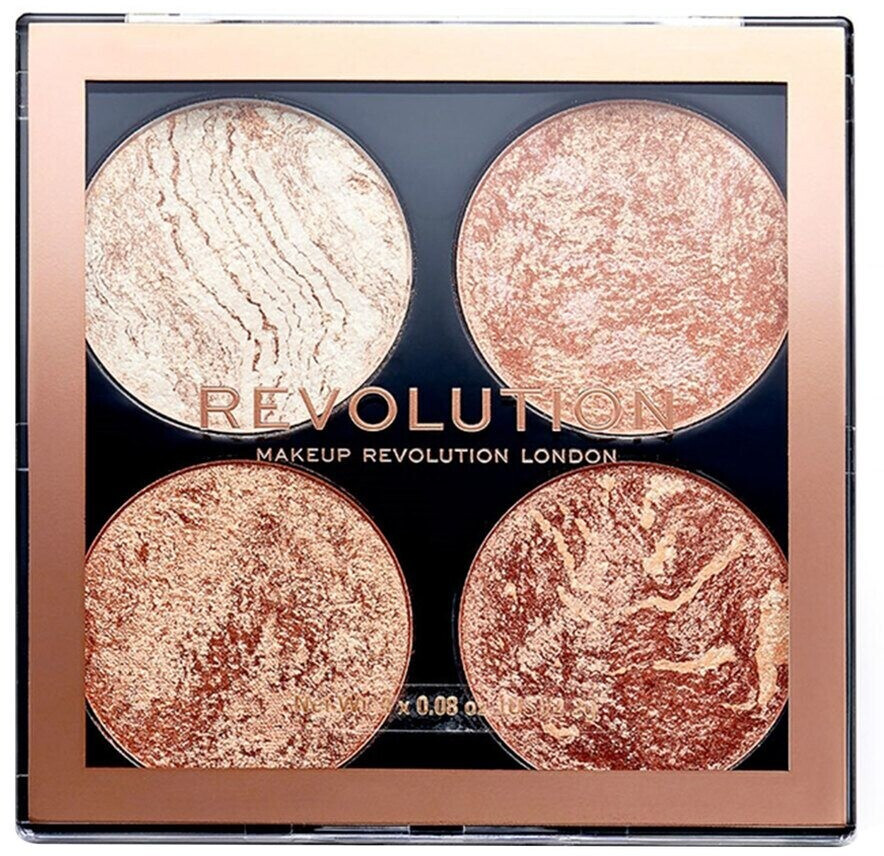 Makeup Revolution Cheek Kit Bronzing & Highlighting Palette - Don't Hold Back (8,8g)