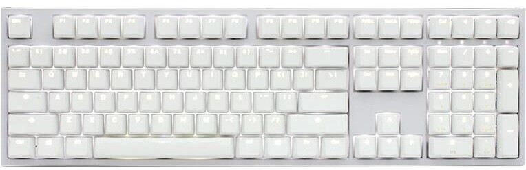 Ducky ONE 2 White Edition PBT (MX-Speed-Silver) (DE)