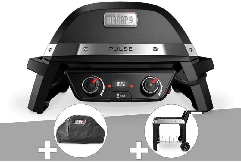 Weber Pulse 2000 avec Housse + Chariot