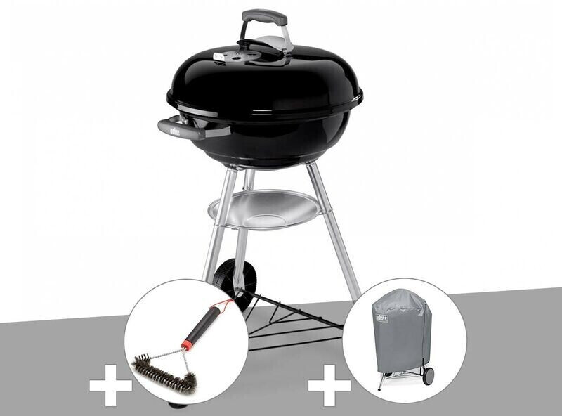 Weber Compact Kettle 47 cm avec Brosse + Housse