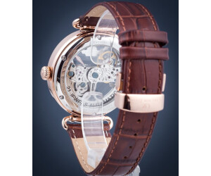 Carl Von Zeyten Orologio Automatico Uomo Elzach – Cassa Oro Rosa E Quadrante Bianco, Pelle Marrone