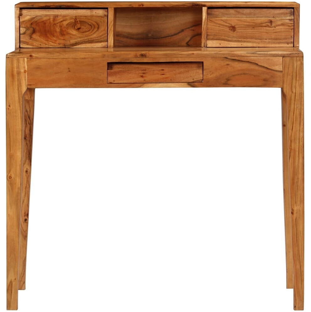 vidaXL Bureau en bois avec tiroirs 88 x 50 cm