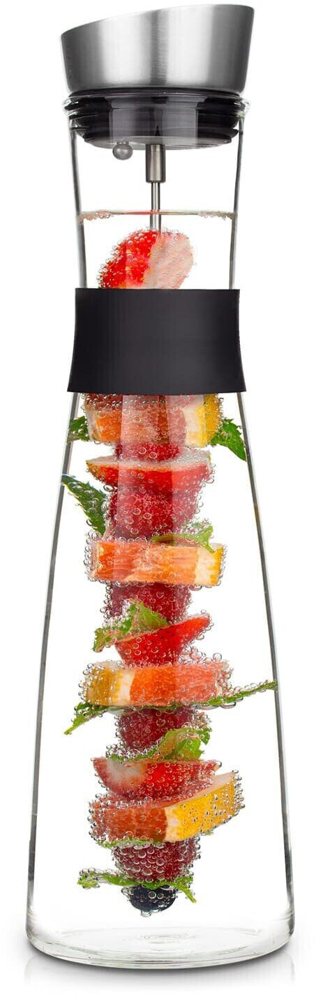 Glaswerk Glass carafe 1.6L with fruit skewer