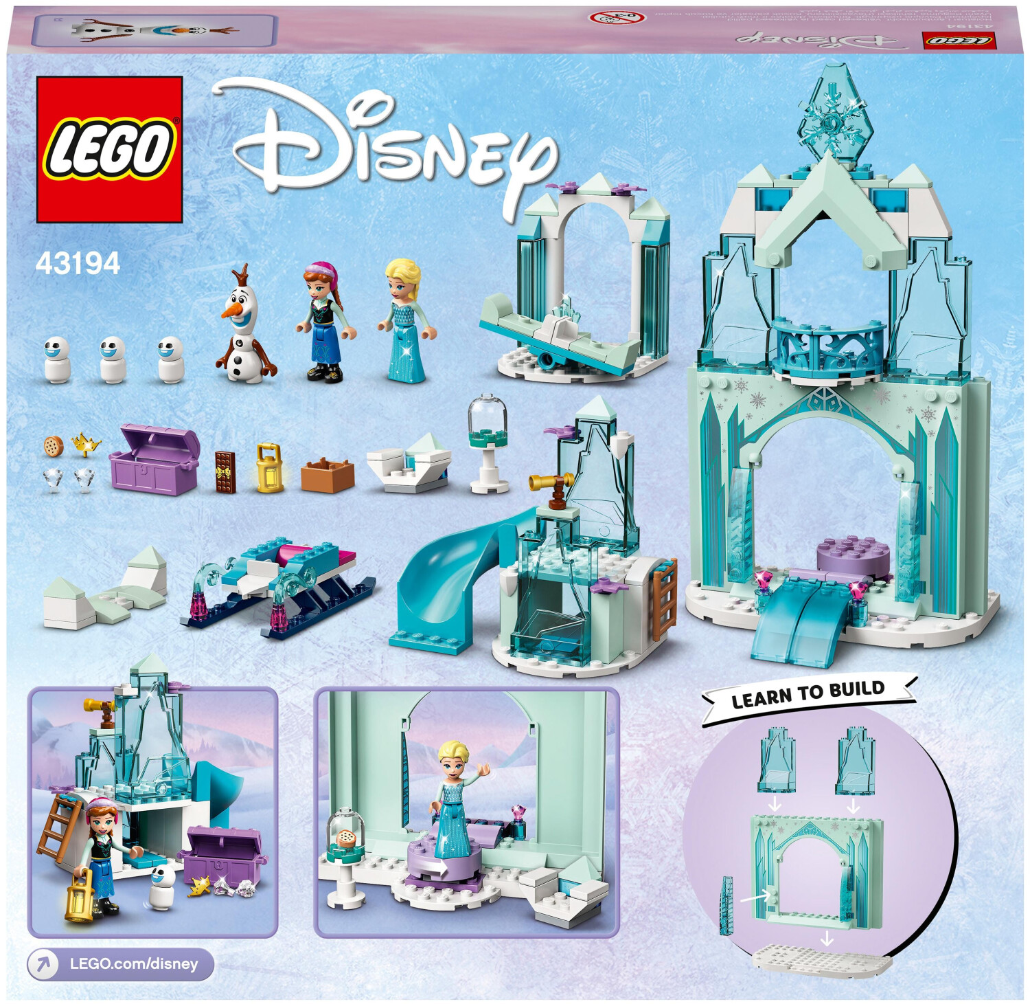 Soldes LEGO Disney - Le monde féérique d'Anna et Elsa de la Reine
