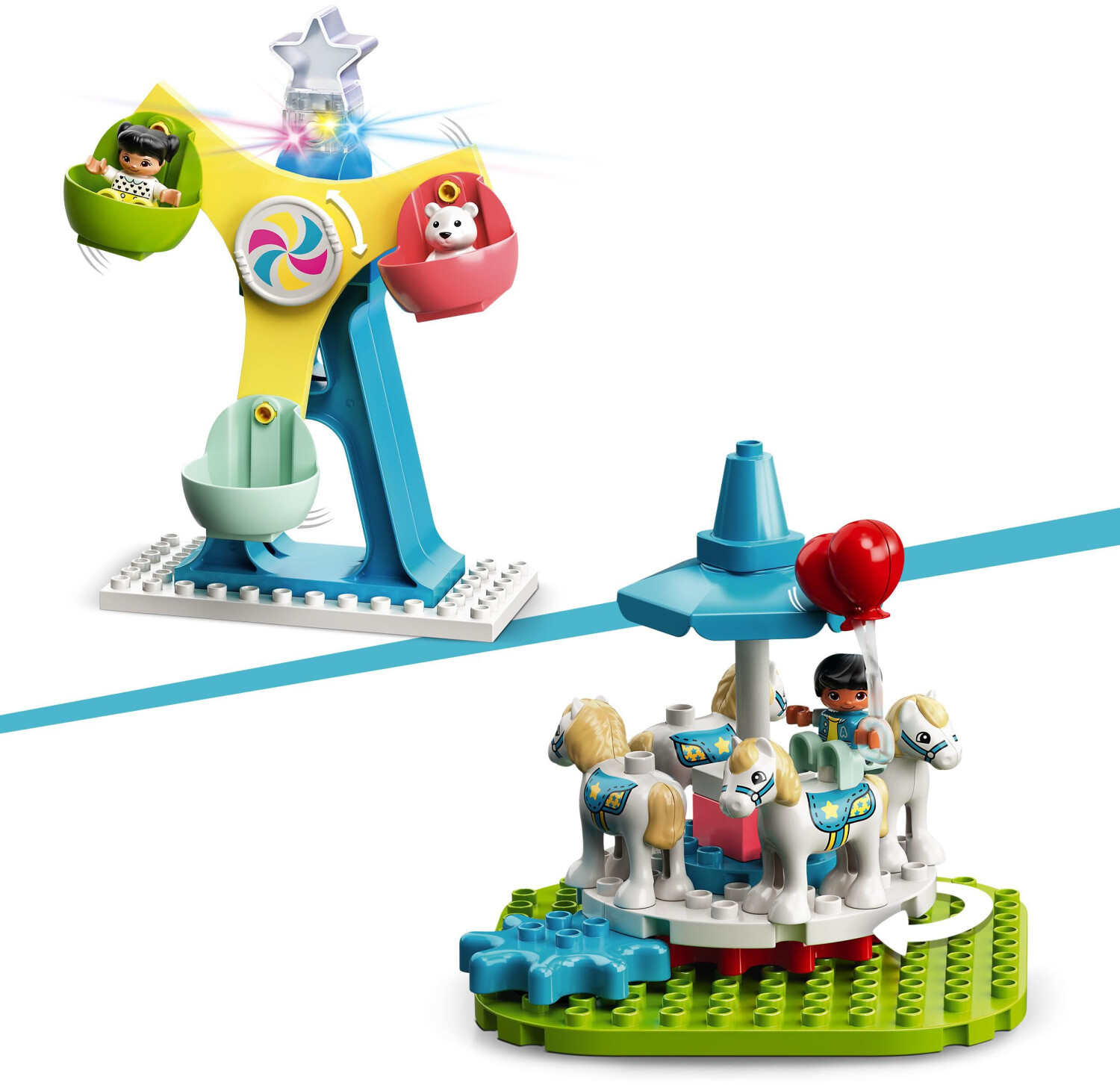 Lego duplo sale parque de atracciones