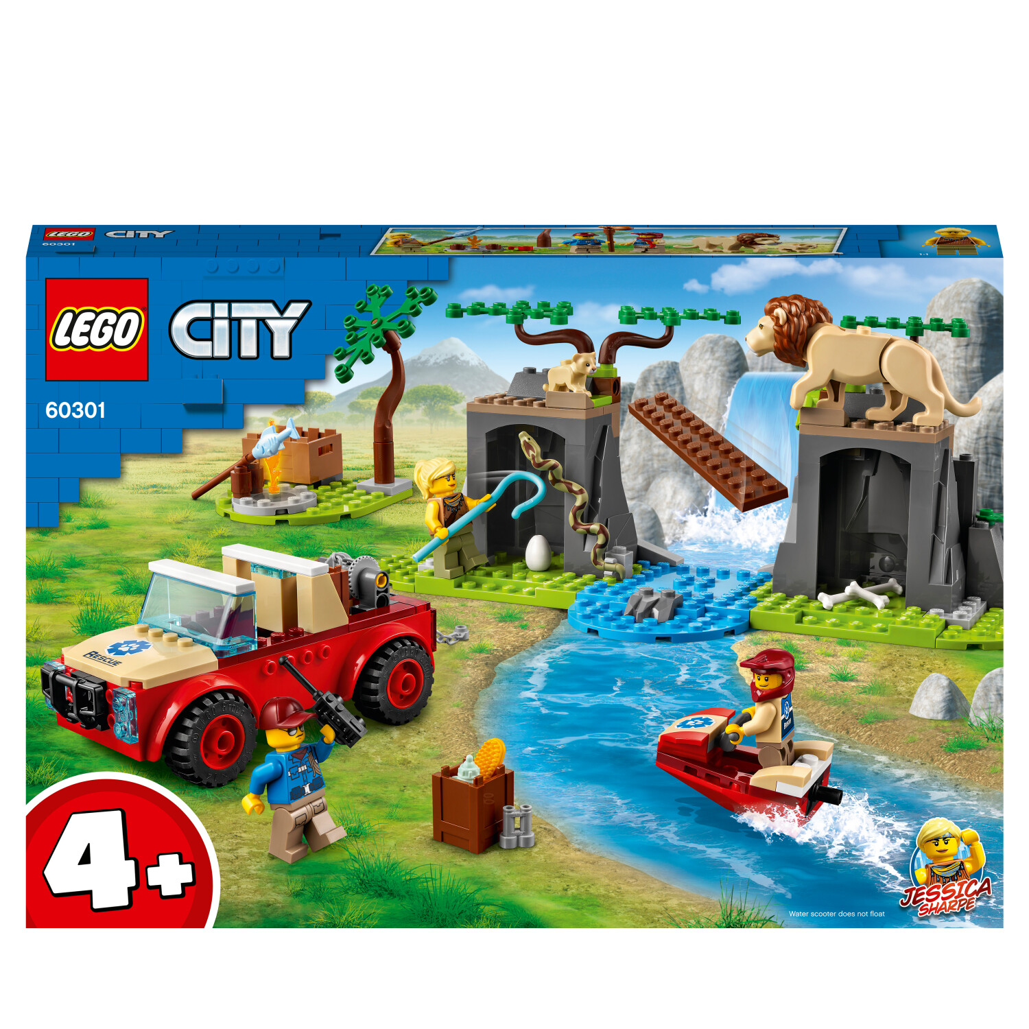 Sauvetage en tout-terrain des pompiers - LEGO® City - 60393 - Jeux