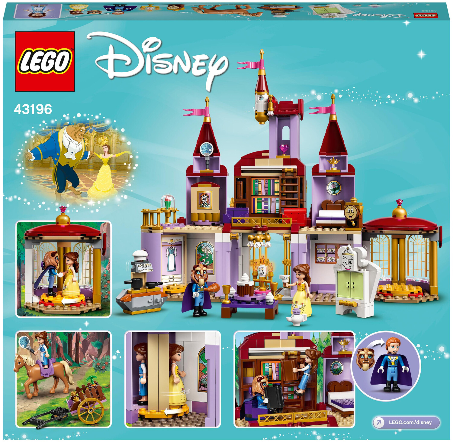 LEGO®43196 - Le château de la Belle et la Bête - LEGO® Disney Princess