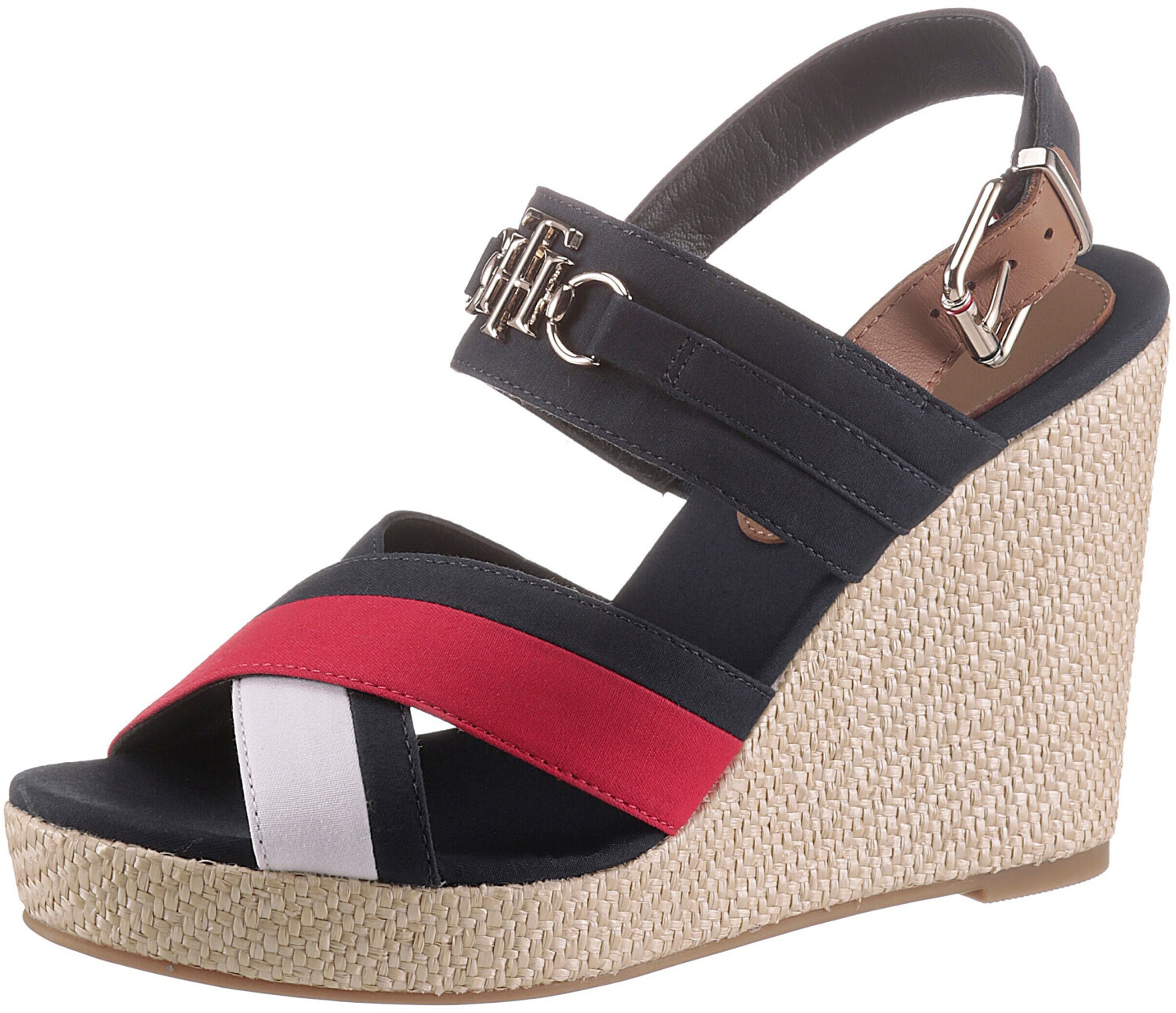 tommy hilfiger tan wedges