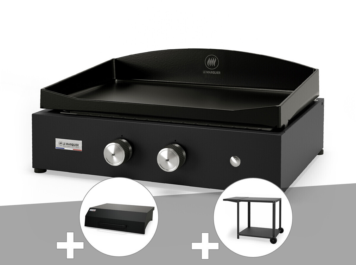 Le Marquier Vintage Pure 260 avec Couvercle de protection + Desserte