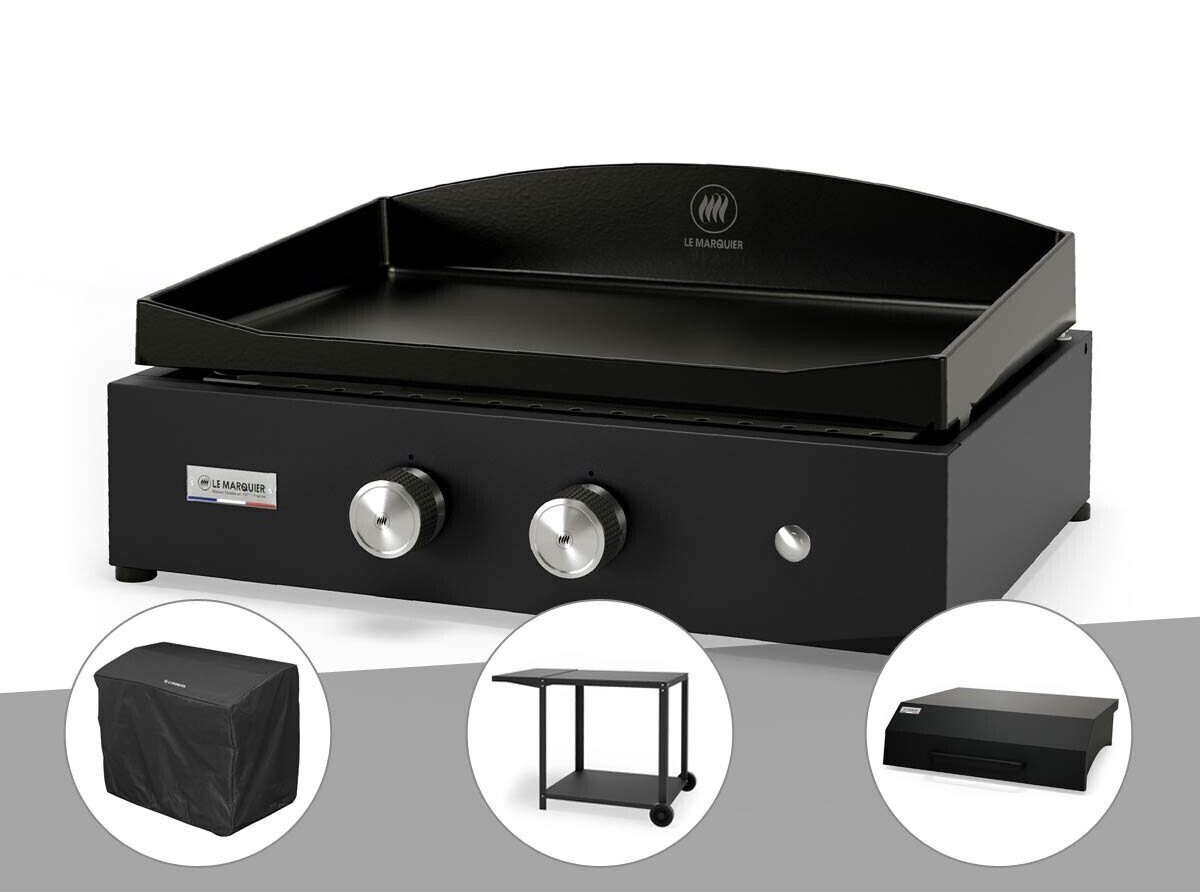 Le Marquier Vintage Pure 260 avec Housse de protection + Desserte + Couvercle