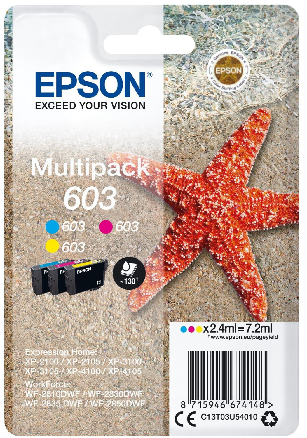 Epson 603 Multipack C13T03U54020