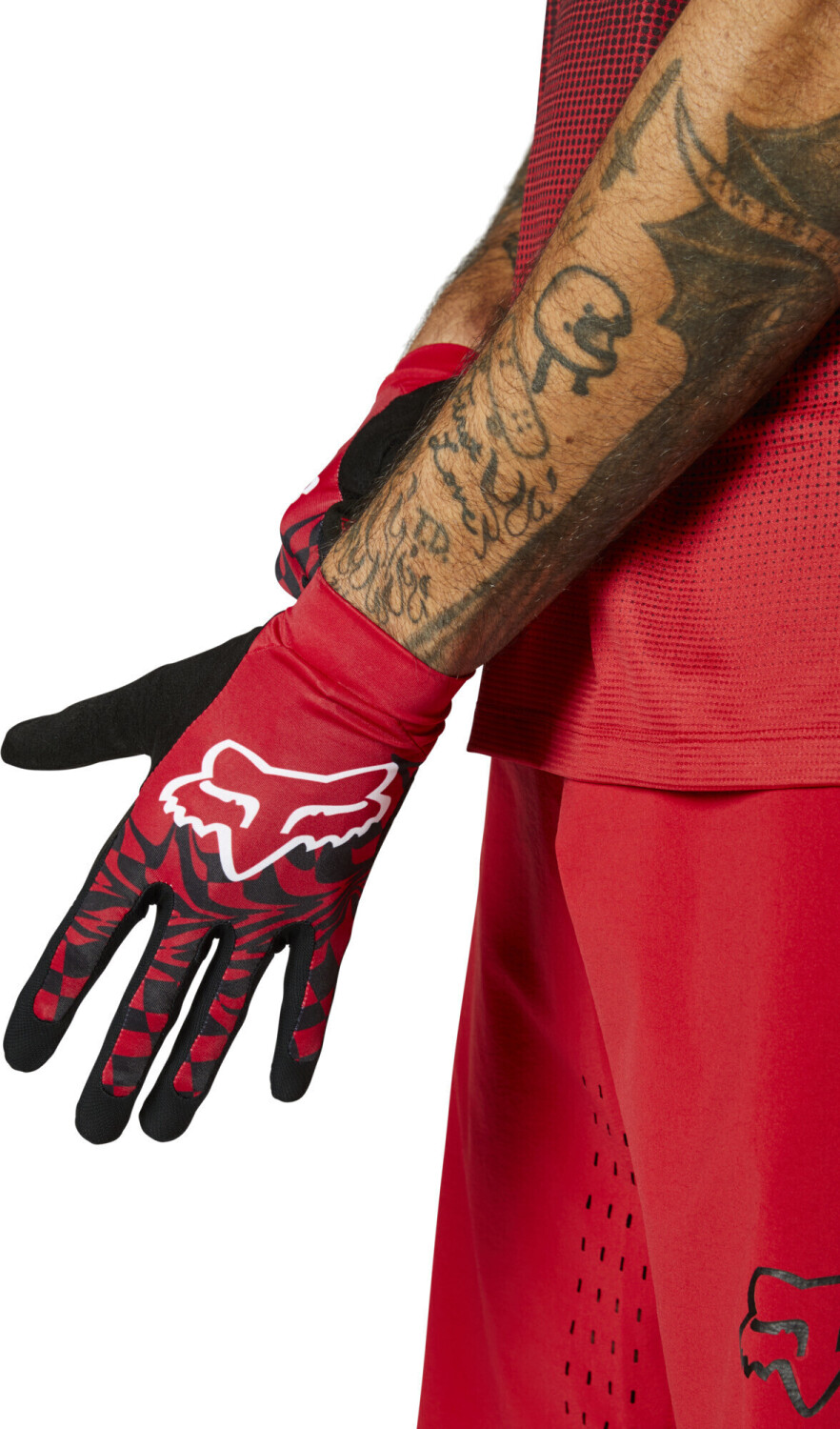 Fox Flexair Glove Print chili