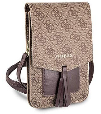 Guess Saffiano Look Pattern marron