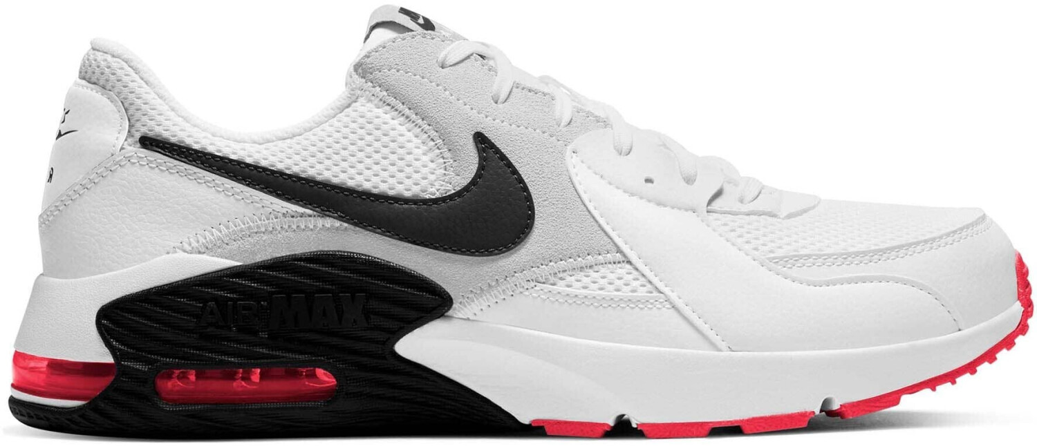 nike air max excee white black crimson