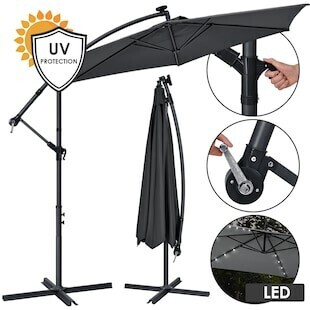 Juskys Brazil with LEDs Ø 300 cm