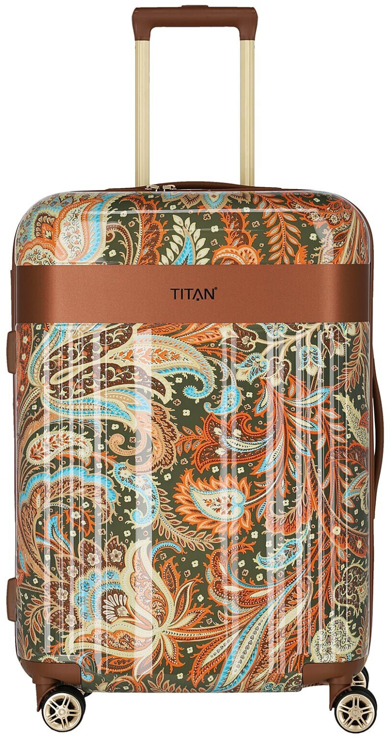 Titan Spotlight Flash Paisley 4 Wheel Trolley 67 cm bronze