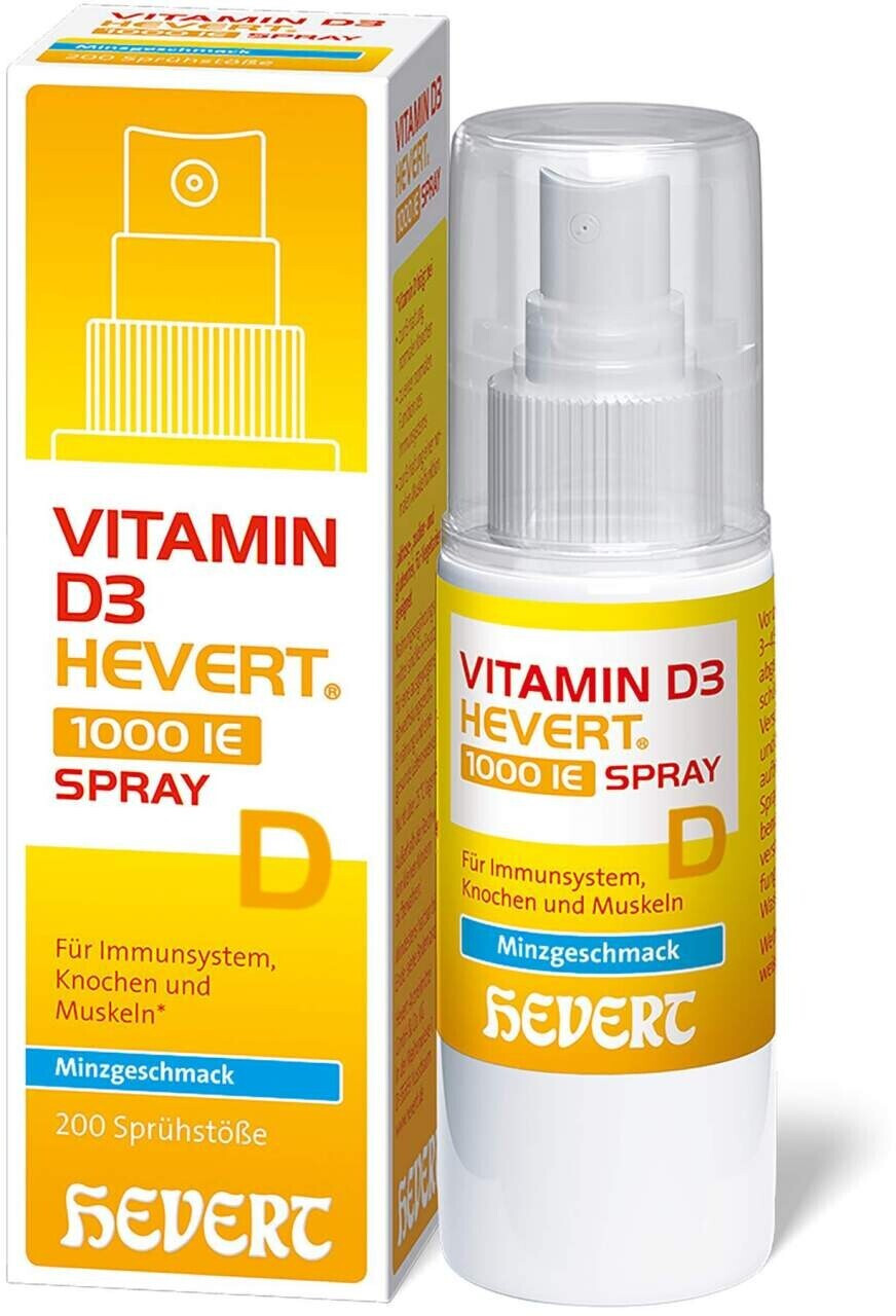 Hevert Vitamin D3 1000 I.E. Spray (30ml) ab 8,69 € Preisvergleich bei