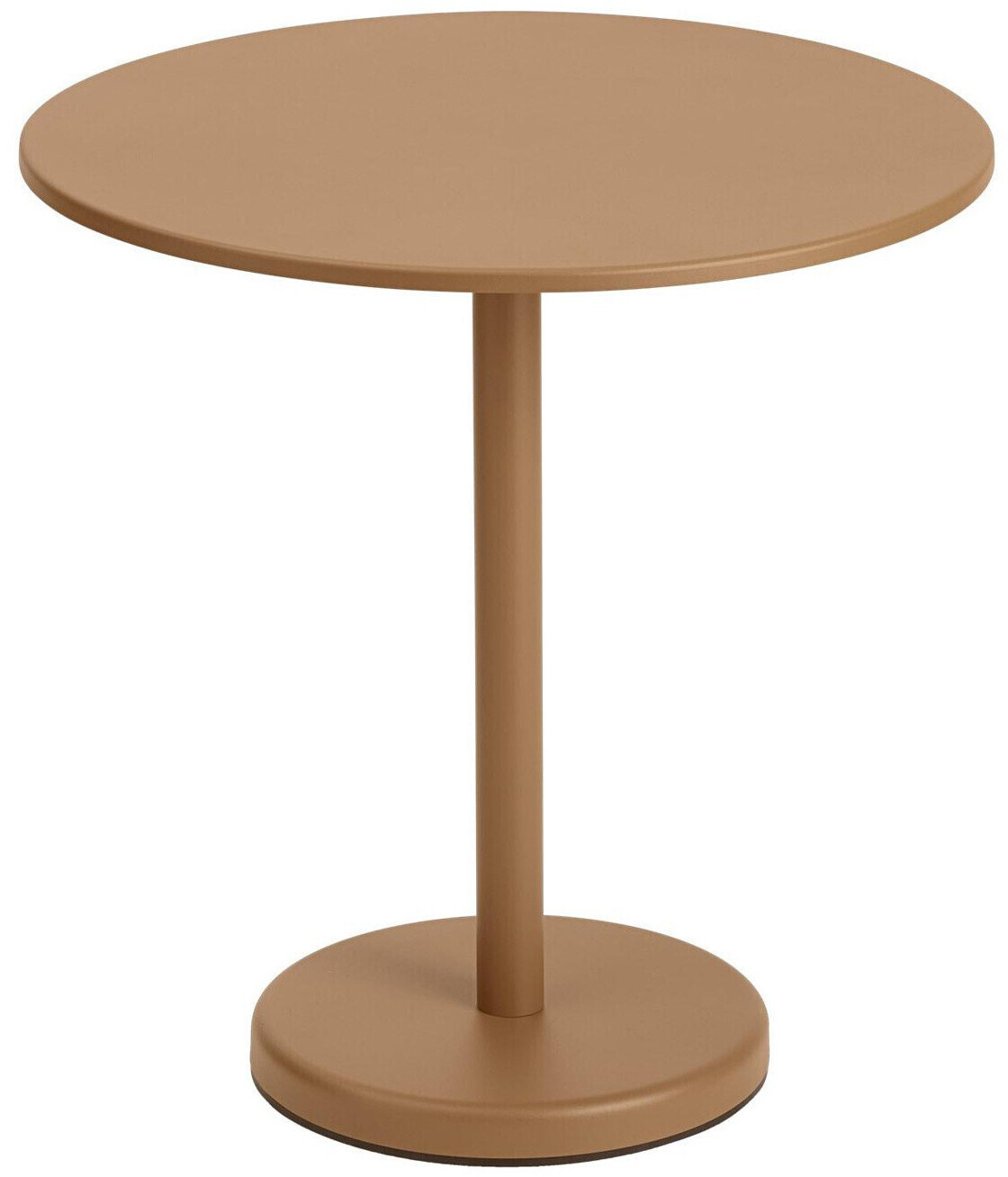 Muuto Linear Steel Café Table 70cm burnt orange (31057)