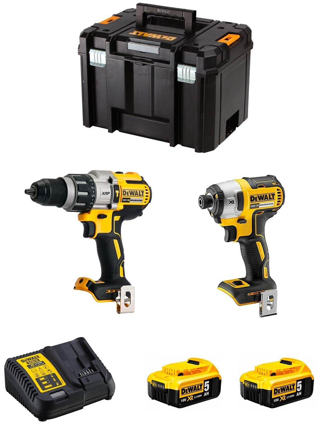 DeWalt DWK224 (2 x 5,0 Ah + TSTAK VI)