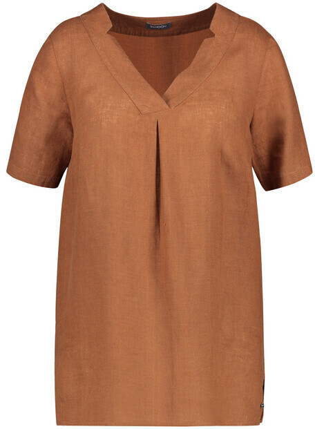 Samoon Tunika aus Leinen (14_660020-21053) mocca brown