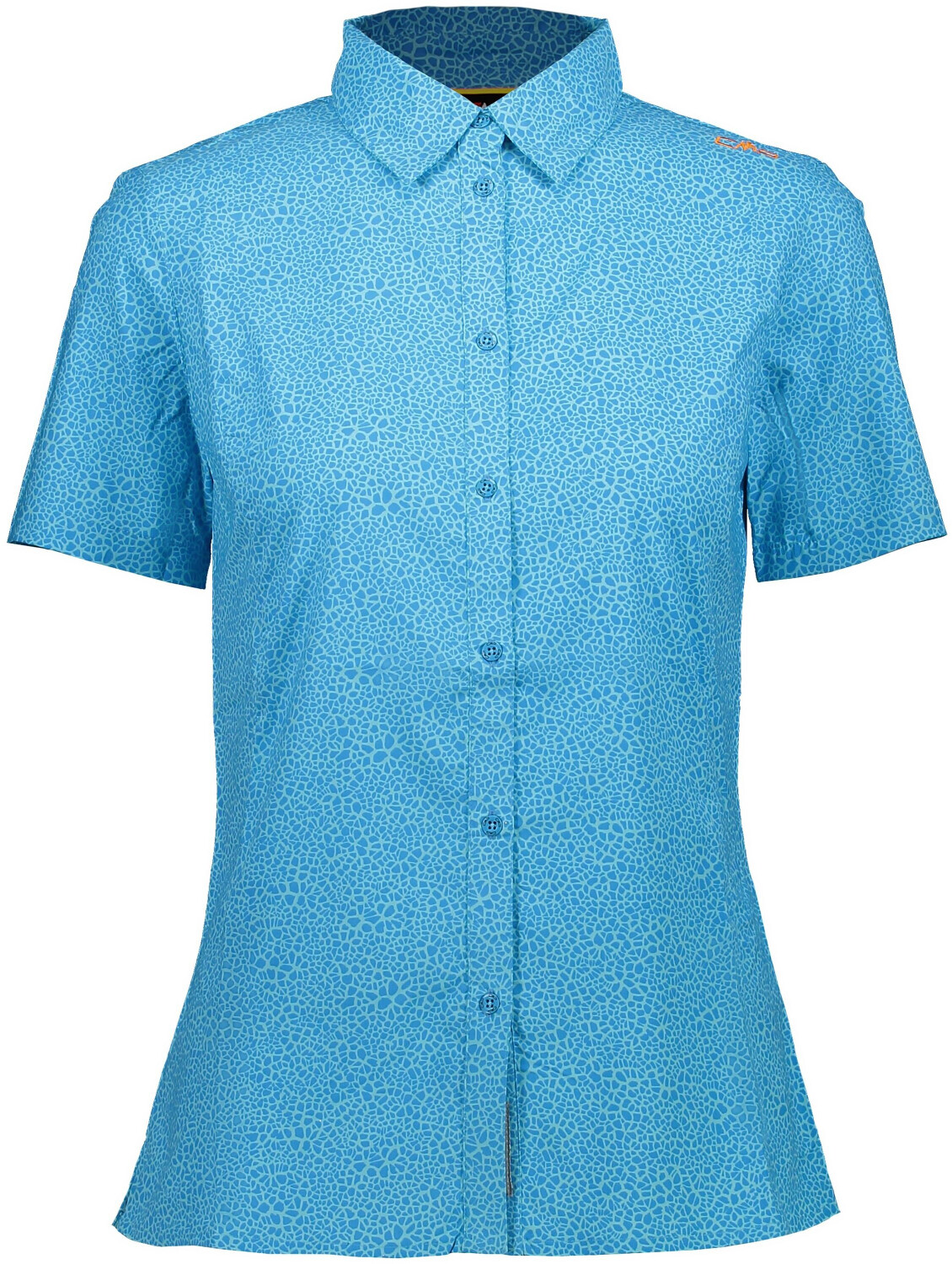 CMP Women Shorts Sleewe Allover Print Stretch Shirt (31T7176)
