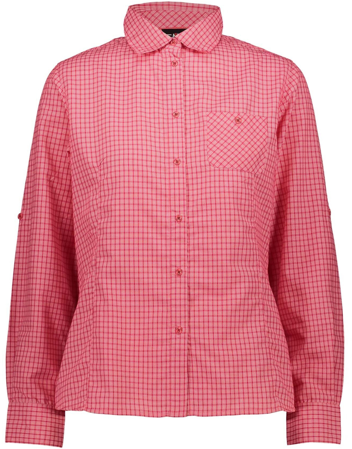 CMP Long Sleeve Check Shirt (31T7096) gloss fragola
